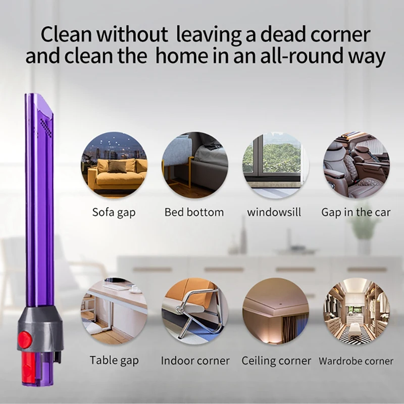 Kit de soporte de almacenamiento de cepillo para mascotas para Dyson V7 V8 V10 V11 piezas de aspiradora inalámbrica herramienta de limpieza de grietas LED