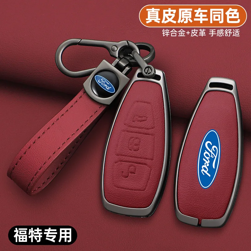 포드 레인저 S-Max 포커스 갤럭시 Mondeo Transit Tourneo Custom Ranger Ecosport Fiesta 용 자동차 원격 키 케이스 커버 홀더 쉘