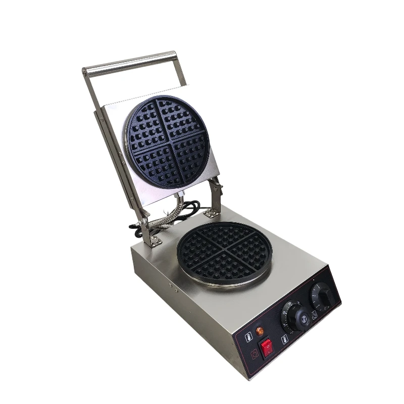 Commercial Waffle Maker Non-Stick Stainless Steel Restaurant Food Stall Ice Cream Parlor Baking Equipment Hotel