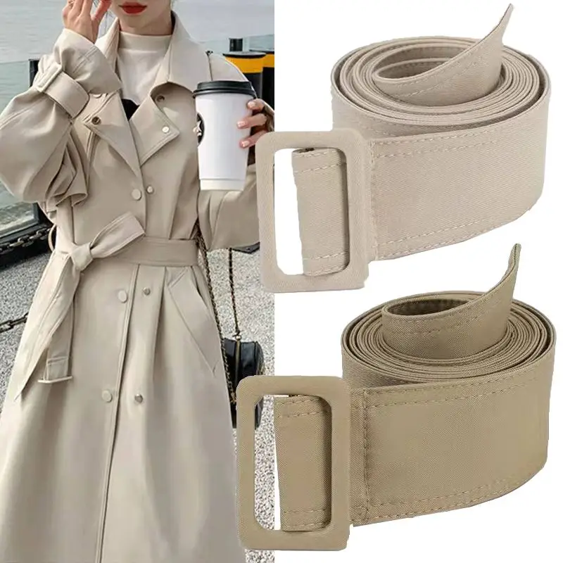 Womens Trench Coat Belt Stylish Unisex Coat Overcoat Jacket Tie Belt Replacement Waistband Belt For Overcoat Jacket Decor