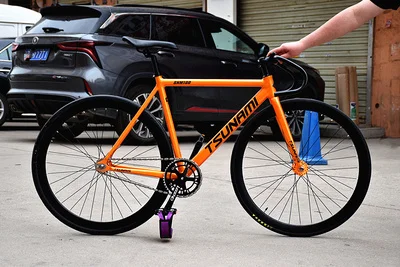 Fixie Partners-Vélo de course à vitesse unique, cadre en alliage d'aluminium, pièces de cyclisme per