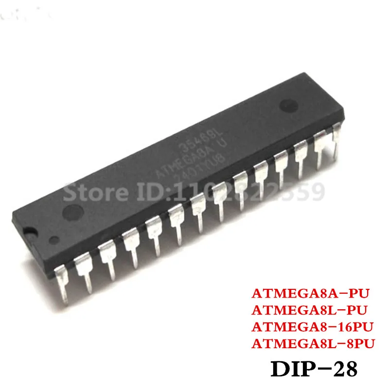 2PCS ATMEGA8 ATMEGA8A-PU ATMEGA8L-PU ATMEGA8-16PU ATMEGA8L-8PU DIP-28