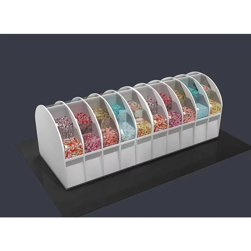 كاندي جندول الحلو عرض الرف الخشب حلوى السكر حامل عرض حالة عرض اسكيمو كاندي رفوف العرض #5