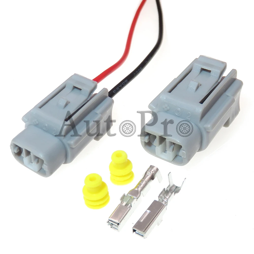 

1 Set 2 Hole Auto Waterproof Connector Starter 6189-0493 90980-11207 Car Fog Light Electric Wire Socket for Nissan