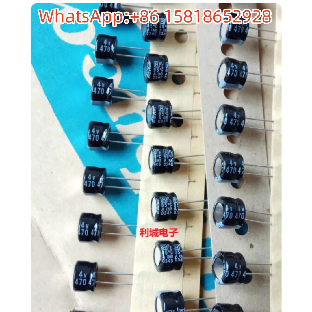 50pcs 4V470UF 8X5mm Japanese Imported Audio Electrolytic Capacitors