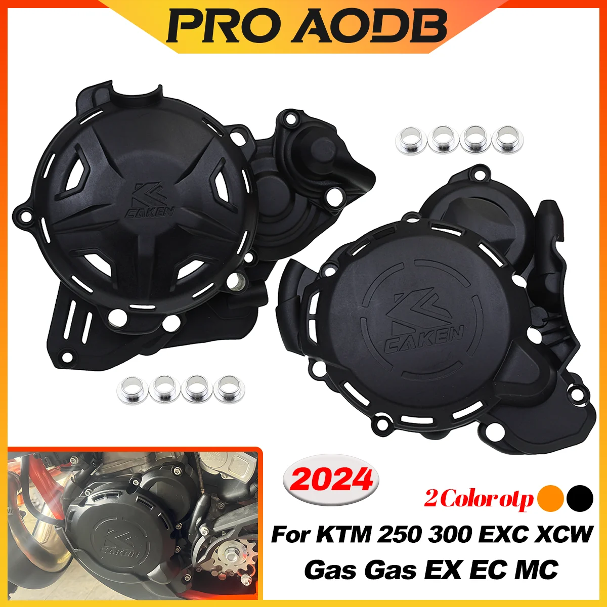 Motorrad Kupplung Abdeckung Zündung Motor Abdeckung Schutz Schutz Für KTM XC SX EXC XCW SXF XCF Für Husqvarna TX TE FC FX FS2024