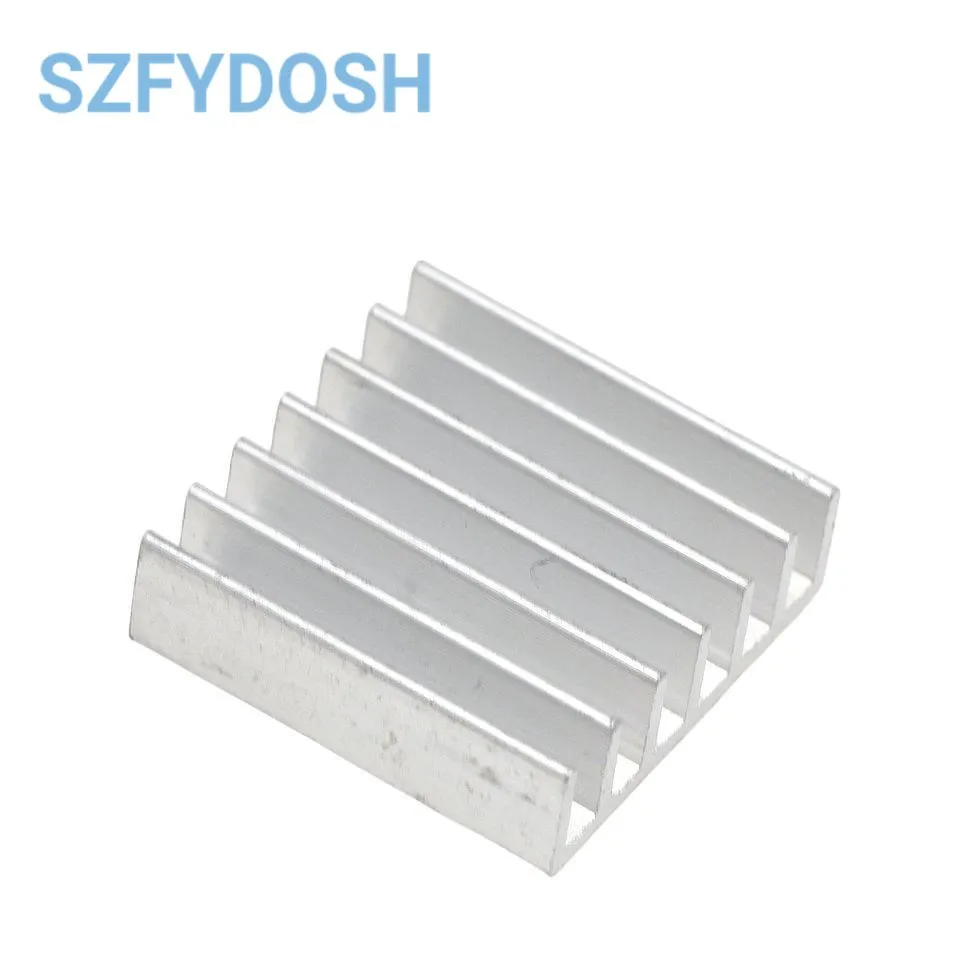 10PCS Heatsink Radiator Cooler Radiator 20x20x6MM High Quality Silver Heat Sink 