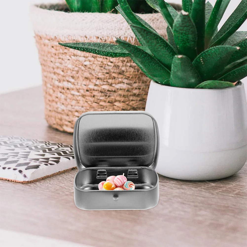 

8Pcs Small Tinplate Storage Boxes Candy Container Metal Tins with Lid for Party Favors Jewelry Crafts Mini Tin Trinket Boxes