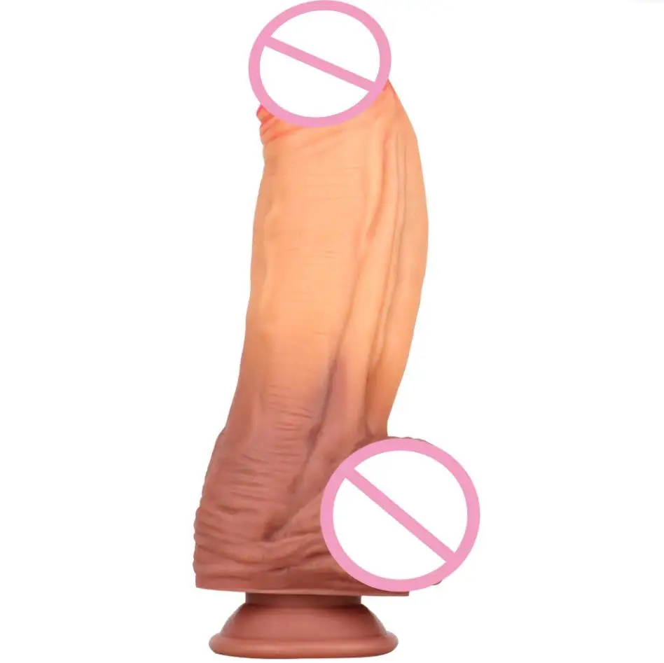 Soft big glans Dildo Realistic Huge Penis Anal Sex Toy for Women Silicone Suction Cup big Dick Butt Plug G-Spot Vagina S3335
