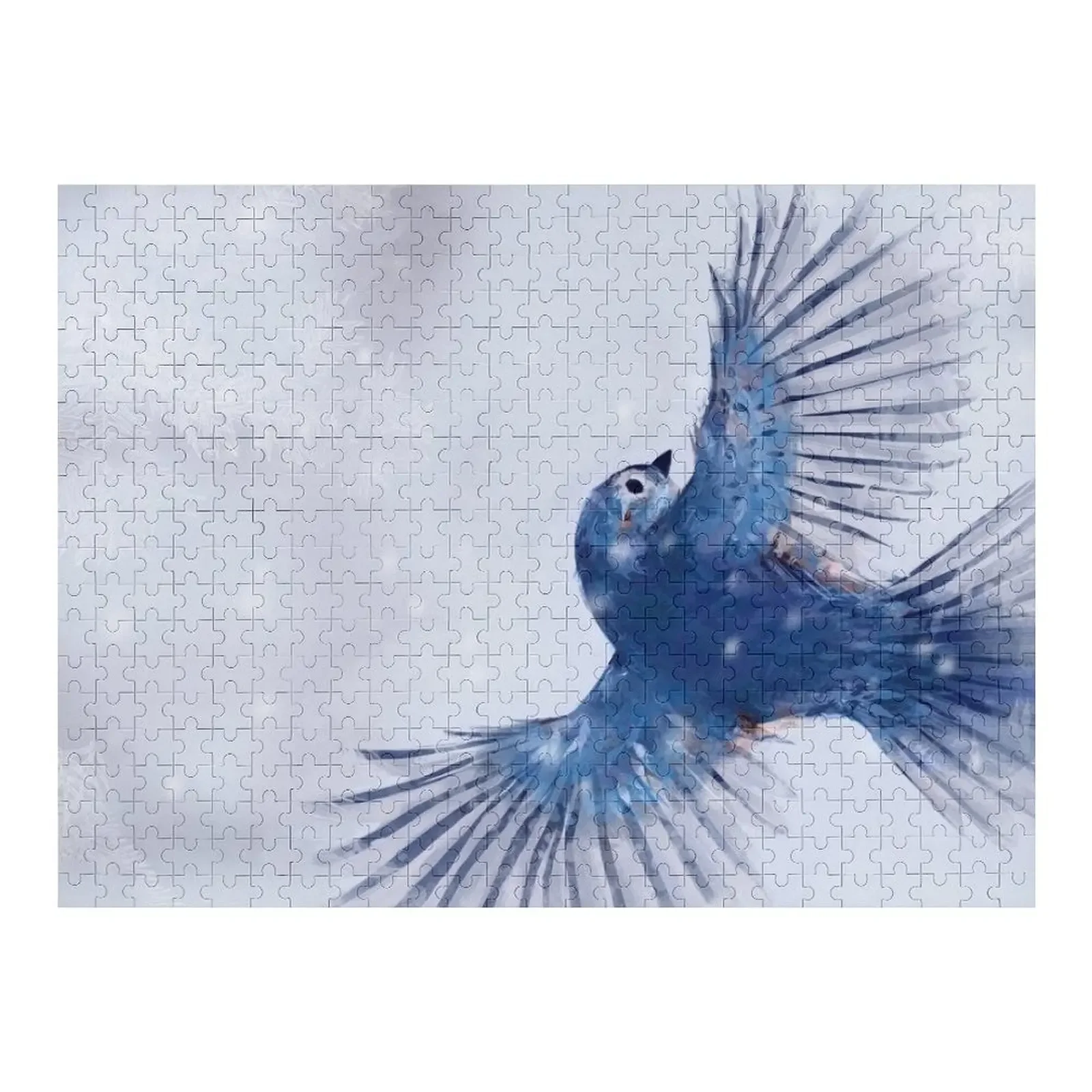 Winter Chickadee 2 Jigsaw Puzzle Regalo personalizzato Foto Regali personalizzati per bambini Puzzle con immagini