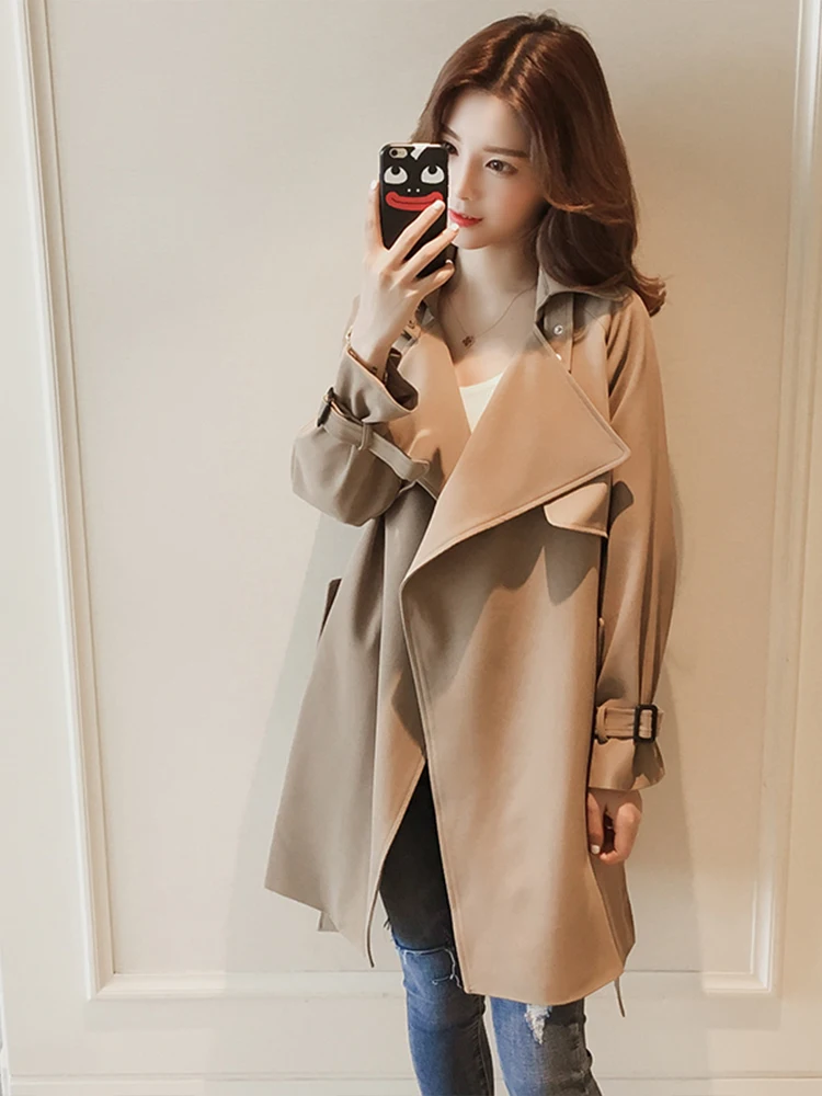 British Style Women's Coat 2026 New Spring Korean High-End Feeling Suit Small Size Medium Long Coat Autumn Winter