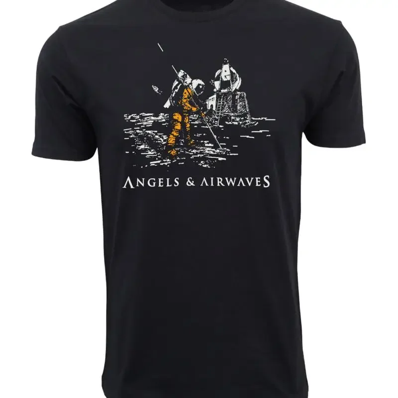 MENS ANGELS AND AIRWAVES MOON LANDING T SHIRT