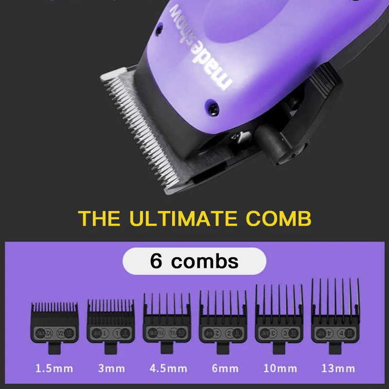 ماكينة قص الشعر M15 Madehsow الاحترافية، ماكينة قص الشعر 7000 دورة في الدقيقة للحلاقين، ماكينة قص الشعر