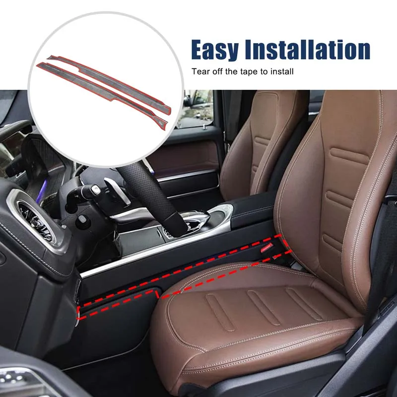 

Real carbon fiber for Mercedes-Benz G-Class W463 2019-2024 decorative strips on both sides of the center console auto parts