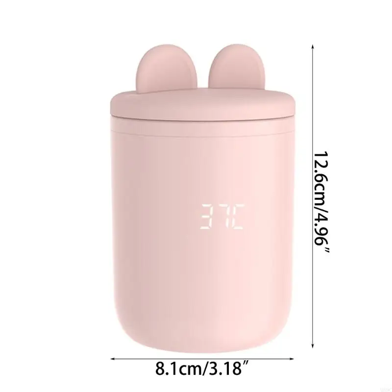 M89C Electric Bottle Warmer Rechargeable Bottle Warmer Convenient & Compact Milk Warm Machine for Travel Feeding Durable