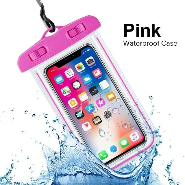 IP68 Universelle wasserdichte Handyhüllen Tasche für iPhone 16 15 14 13 12 11 Pro Max Samsung S23 S24 S25 Ultra Swim Cover Zubehör
