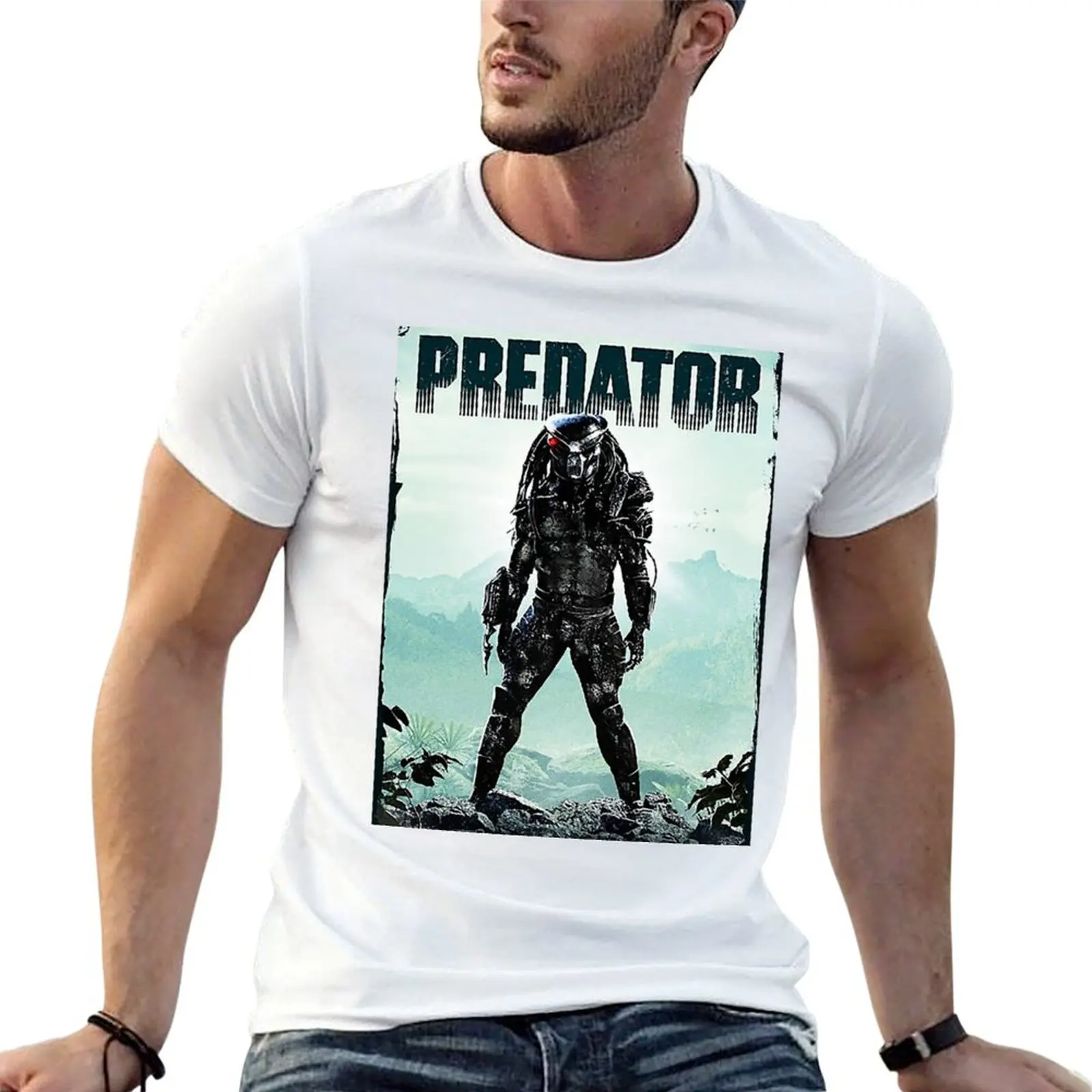 

shirts predator for graphic movie T-Shirt funny funny man cotton t shirts t