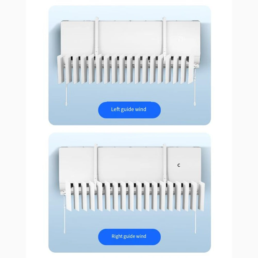 Adjustable Louver Air Conditioning Deflector Home Climate Control Adjustable Airflow Direction Cover ABS Material