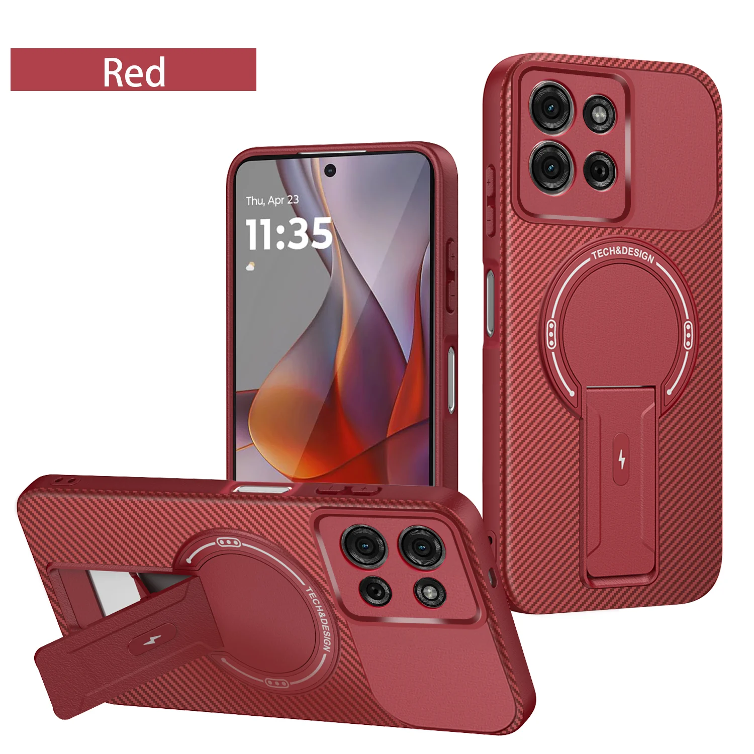 For Honor X6c Case Honor X6c Phone Case Honor X6c Cover NIC-LX1 LX2 LX3 Cases Magnetic Mounting Bracket Protect Back Cover
