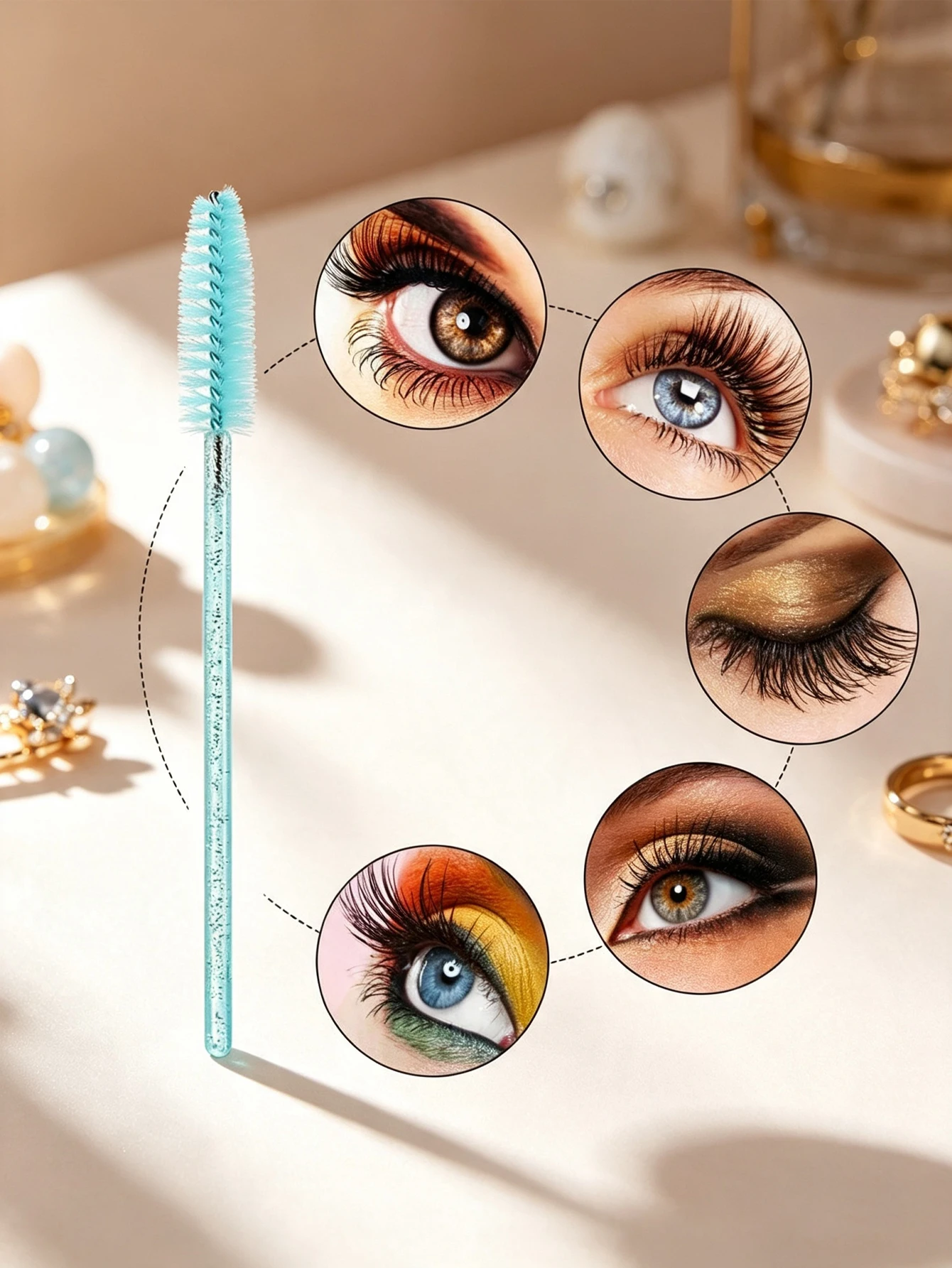 50/100 sztuk 2-w-1 Mini Elasty – Eyelash Extension Remover recenzja i cena