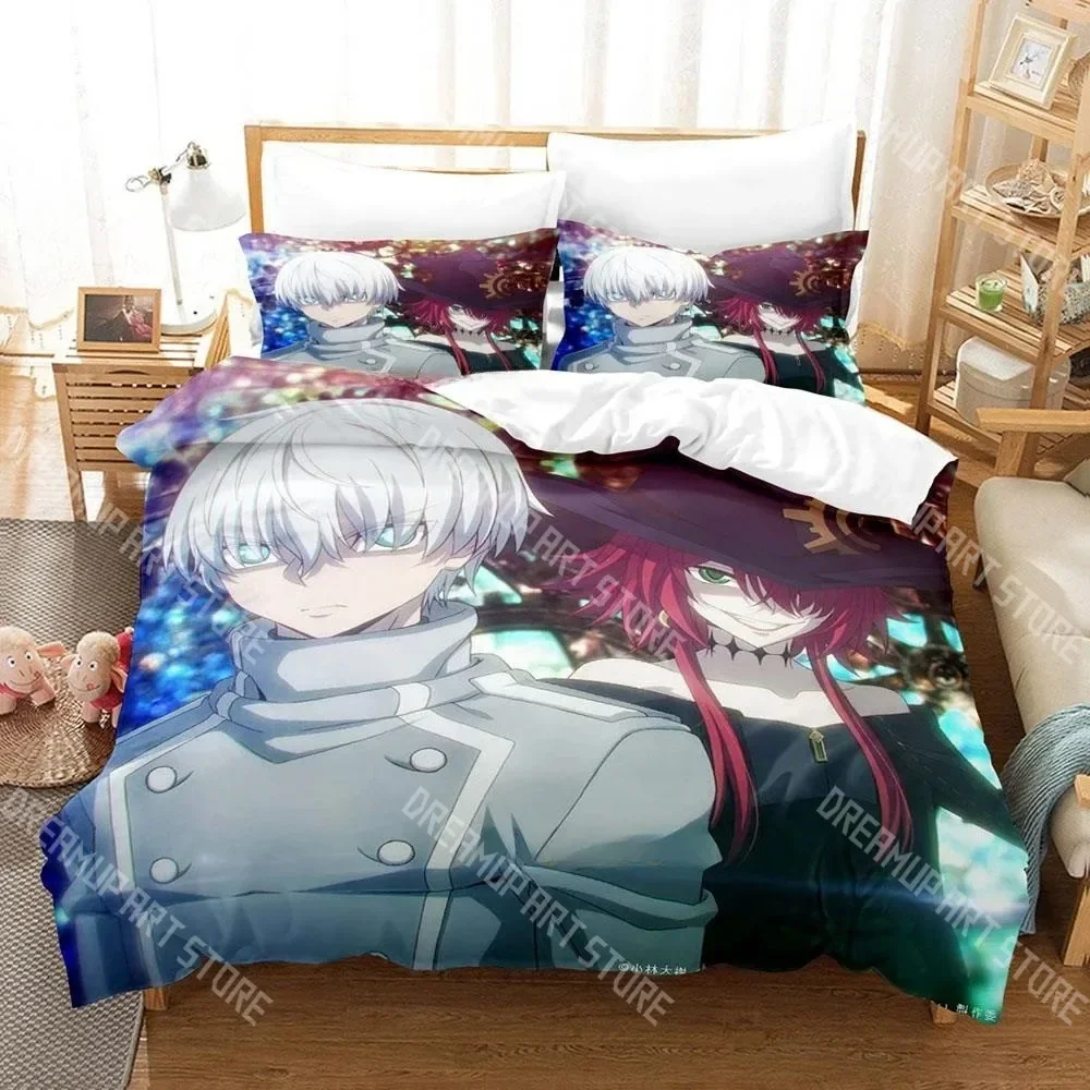 2026 Anime Ragna Crimson Bedding Set Single Twin Full Queen King Size Bed Set Teenager Bedroom Sheet Set 3D Print Anime Bed Shee