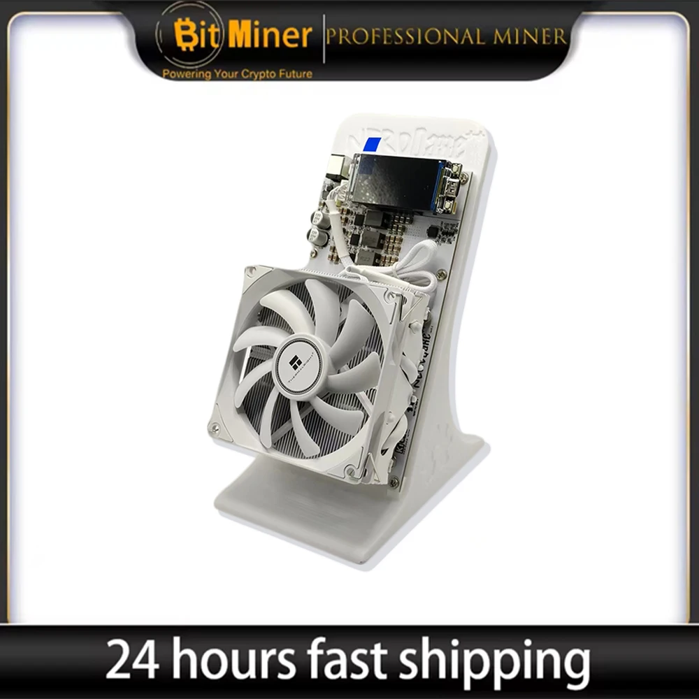 new Bitaxe NerdQaxe++ 4.8TH/s Bitcoins Miner 4 Pieces BM1370 Asic Chip Solo BTC Open-Source Btc Mining.