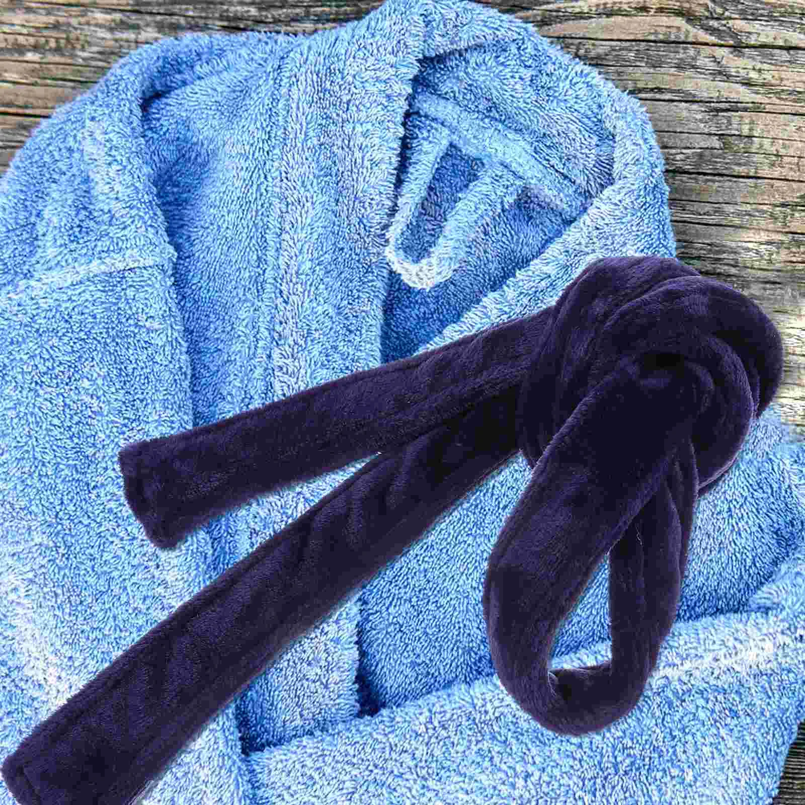 Yukata Straps Purple Tie Robe Belt Cotton Bathrobe Hotel Coat Mens Robes Spa Flannel Man Replacement