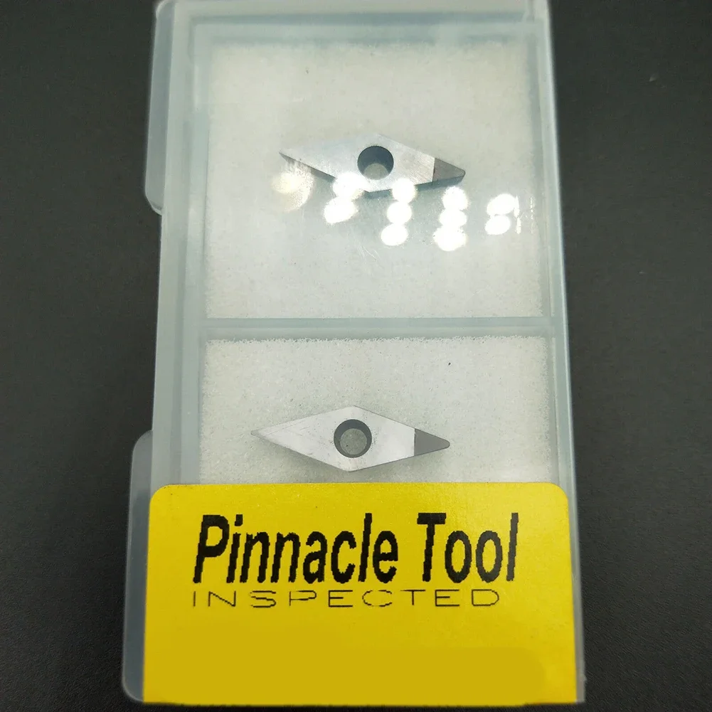 2PCS VCMT1604/1103 PCD/CBN Tipped Turning Insert CNC Lathe Cutter Tool Holder Industrial  Accessories New