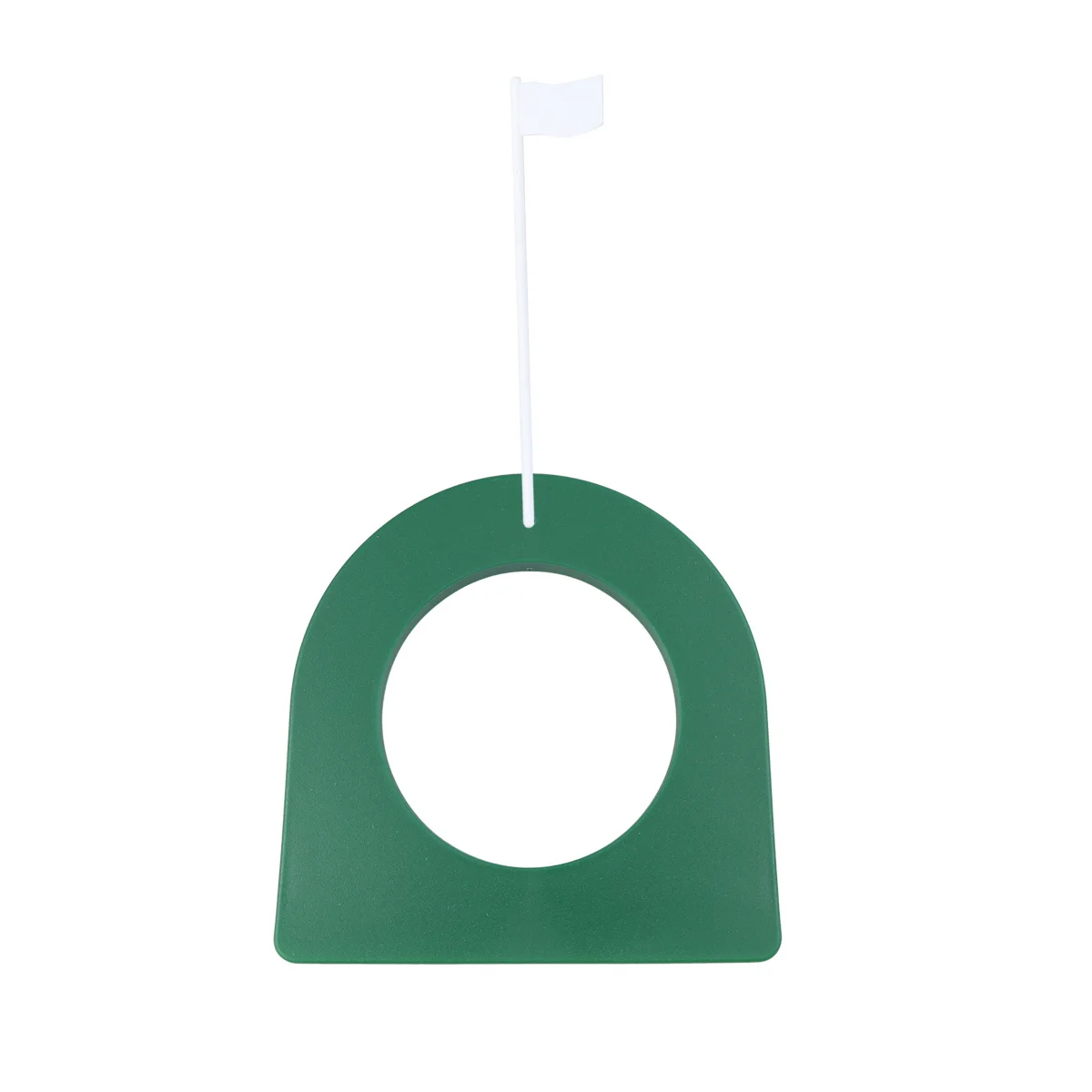 

Plastic Putting Cup Golf Training Hole Putter Practice Aid Indoor Outdoor Lightweight Portable Trainer Aid Flag Regulation