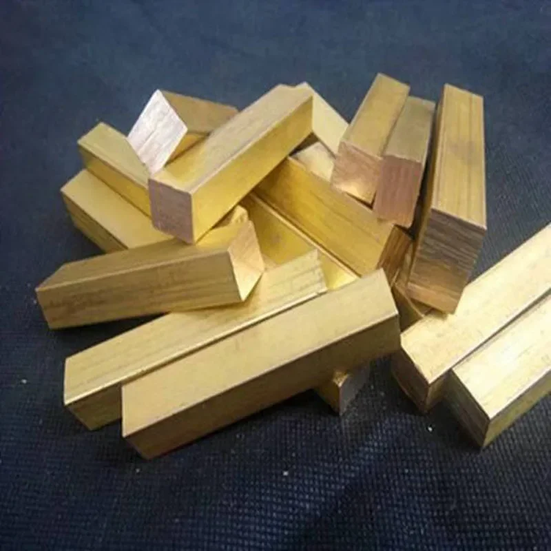 10mm 20mm 30mm Thick H59 Brass Flat Bar Block Wholesale Customization