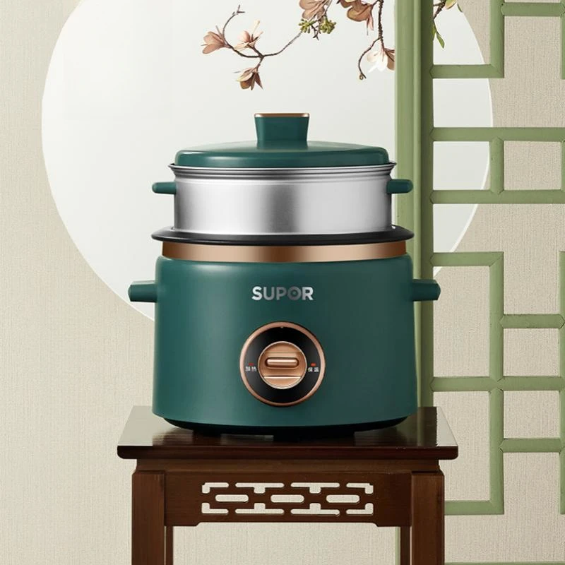 

SUPOR 3L Mini Rice Cooker with Steamer Rack Automatic Multifunctional Mechanical Small Electric Rice Cooker for 2-6 People 220V