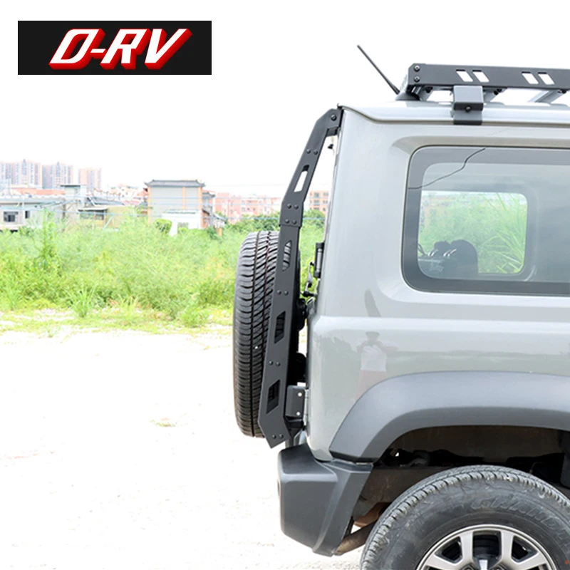 NEW Car Rear Door Ladder For Suzuki Jimny JB74 2019 2020 2021 2022 Tailgate Ladder Protective Frames Exterior Accessories