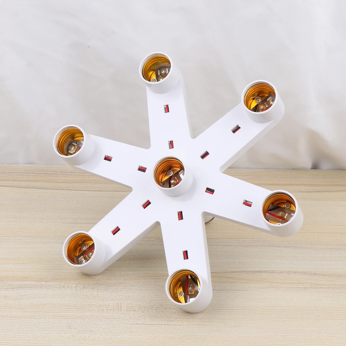 

Multi Head Base 7 Heads Light Base E27 Light Bases 7 Heads Holder Durable Material Ceiling Accessories Lighting Attachment