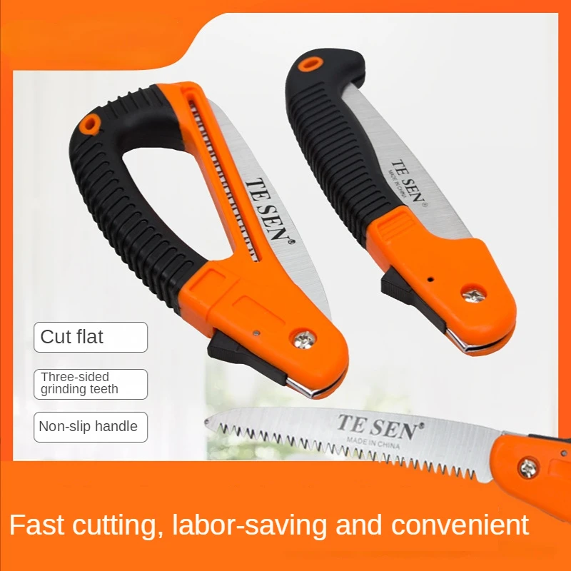 Mini Household D-shaped Steel Hand Saw Outdoor Folding Saw Garden Hand Saw Carpentry Folding Hacksaw Outdoor Logging Hacksaw