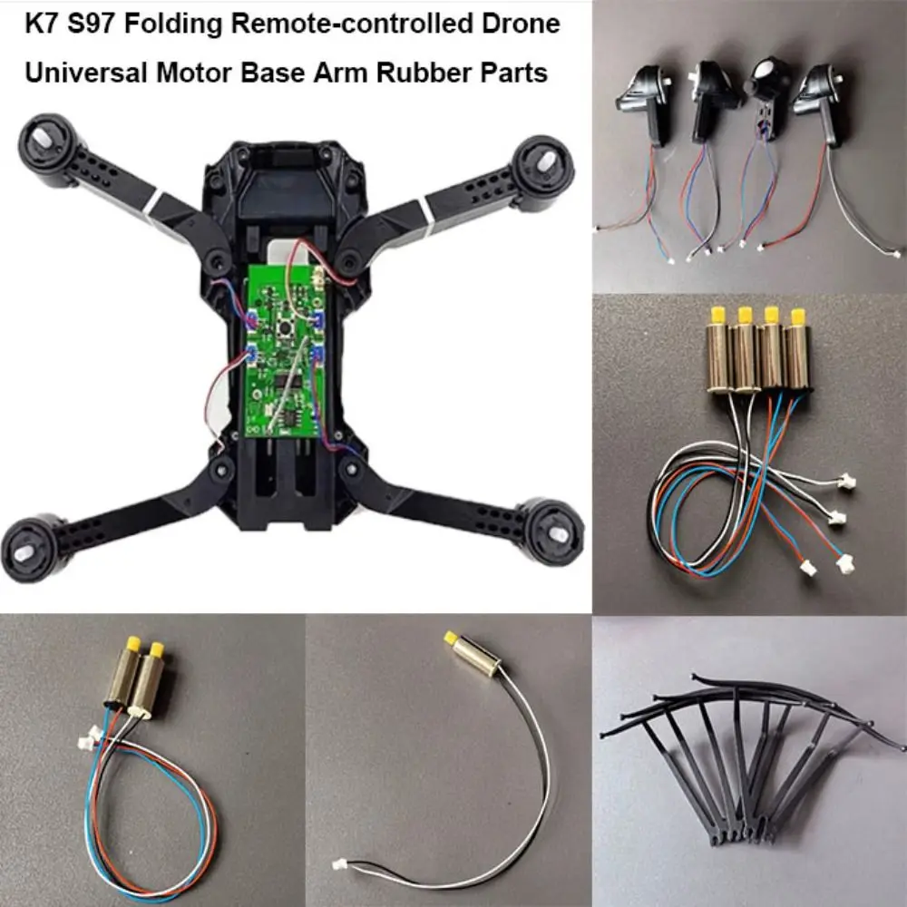 

K7 S97 Arm Rubber Parts Motor Base Universal Plastic Frame Arm Finished Accessories Motor Spare Parts