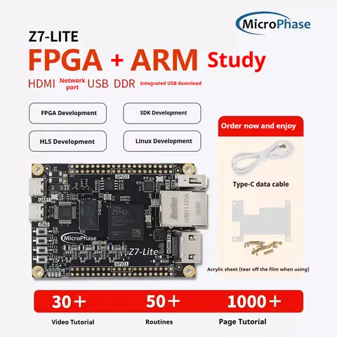 MicroPhase Z7-Lite ZYNQ Xilinx Zynq-7000 FPGA XC7Z010 XC7Z020 FPGA 개발 보드 키트 코어 보드