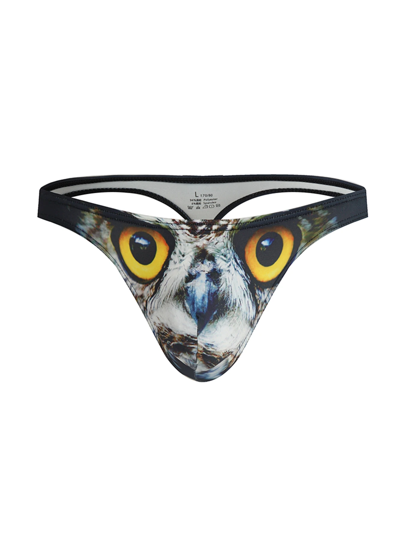 Men's Sexy Print Thong Underwear G-String Bikini Tanga Jockstrap Lingerie Slip for Men's Thong Panties