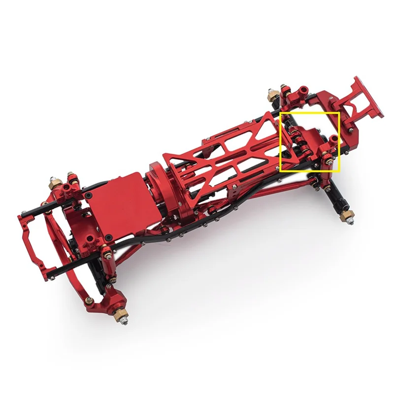 A49K-2X Metall Hinterachse Truss Upper Link Mount Basis Für Axial SCX24 90081 C10 1/24 RC Crawler Auto Upgrade Teile Zubehör,3