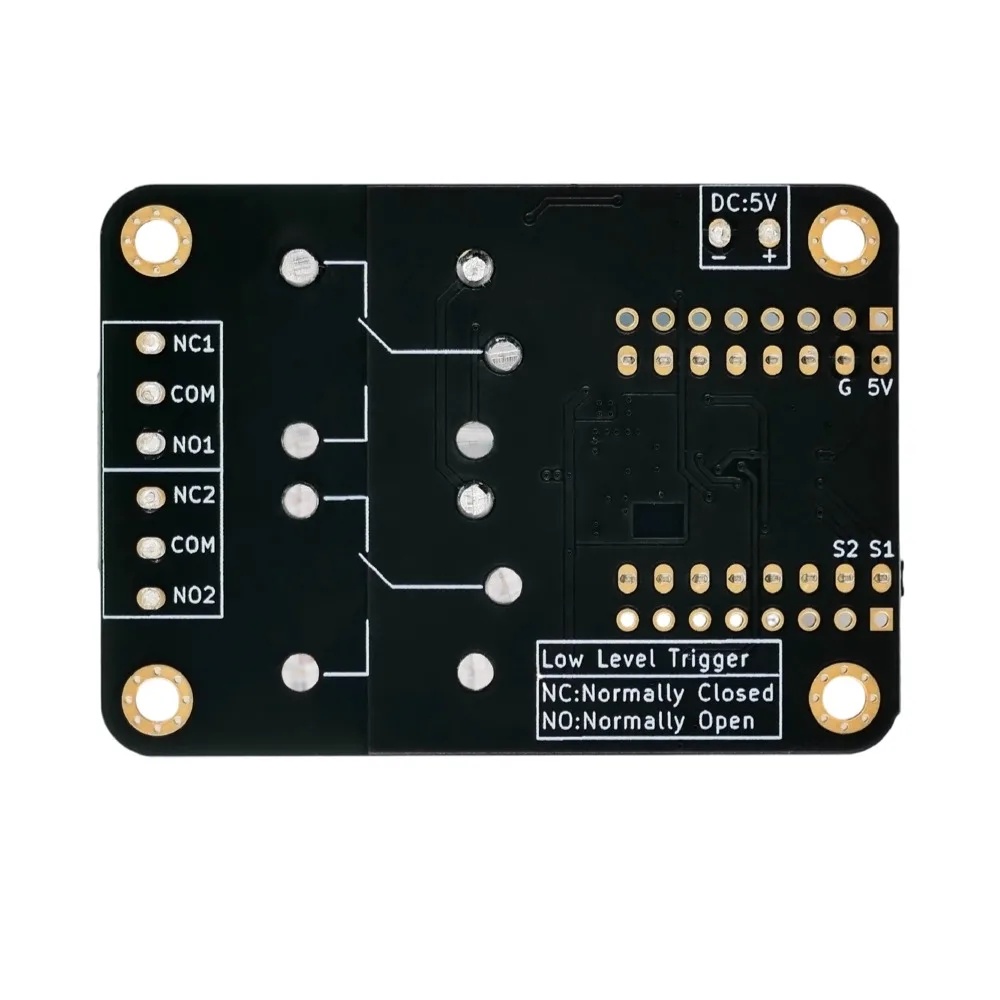 2-kanałowy moduł przekaźnika z wejściem 5V, aktywowany niskim sygnałem, optoizolowany moduł rozszerzenia przekaźnika do ESP32, Arduino, Microbit, automatyki inteligentnego domu — zdjęcie produktu 6