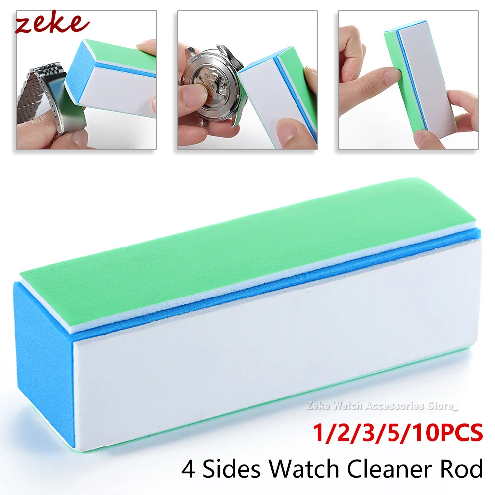 For Watchmaker 1-10pcs Watch Cleaner Rod 4 Sides Mesh Polishing Files Wrist Watch Parts Clean Polish Tool Rod  Accessories Tools