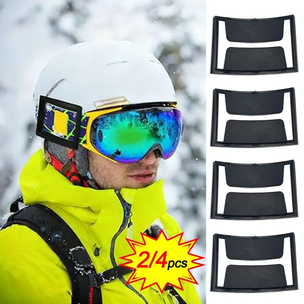 

1/4Pcs New Fast Access Ski Pass Holder Credit Card Sized Anti-Loss Ski Goggles Holder Quick Access Pass Card Holder Ski Resort