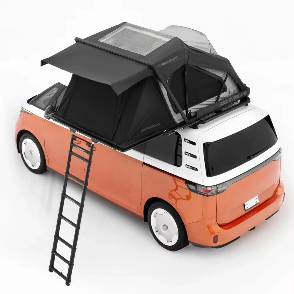 ADA Overland Pop up Abs Light Hard Top Roof Tent Aluminium Roof Top Tent 4X4 for Camping Gear Off-Road Glamping