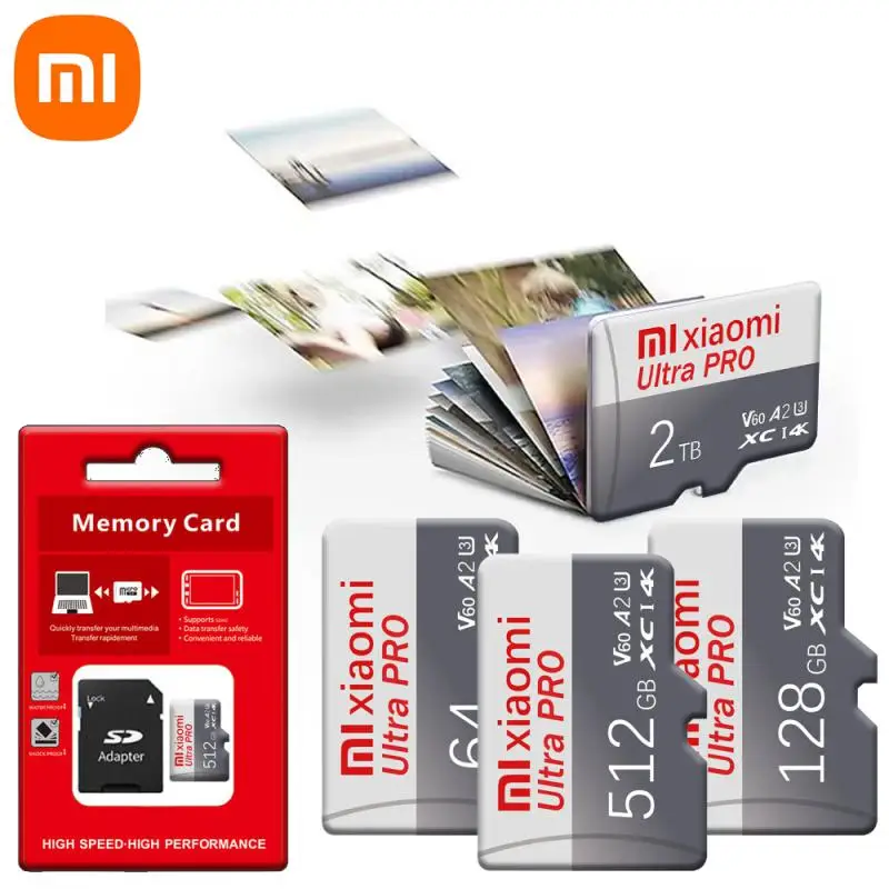 Xiaomi Class10 Micro TF SD Card 2TB Memory Card 1TB High Speed SD Card 128GB For Nintendo Switch Games Ps4 Ps5 Laptop Steam Deck
