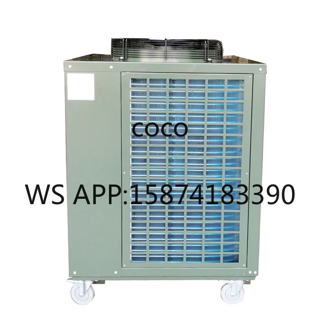 36000BTU 3 Ton Floor Standing Cabinet Air Conditioner, Outdoor Camping Tent AC Unit Built-in Compressor