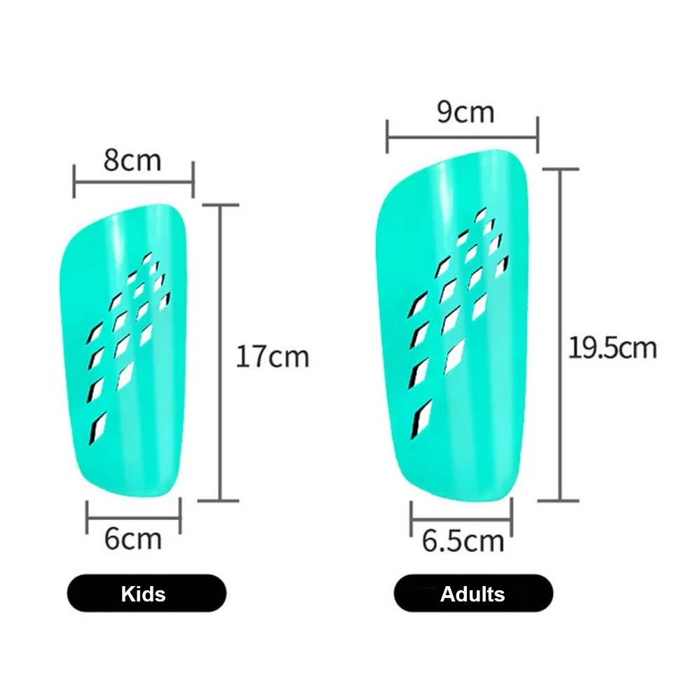 Loogdeel Soccer Shin Guards Football Protectors Pads Adult Kids Shinguards Light Sock Insert Board Training Legging Protective