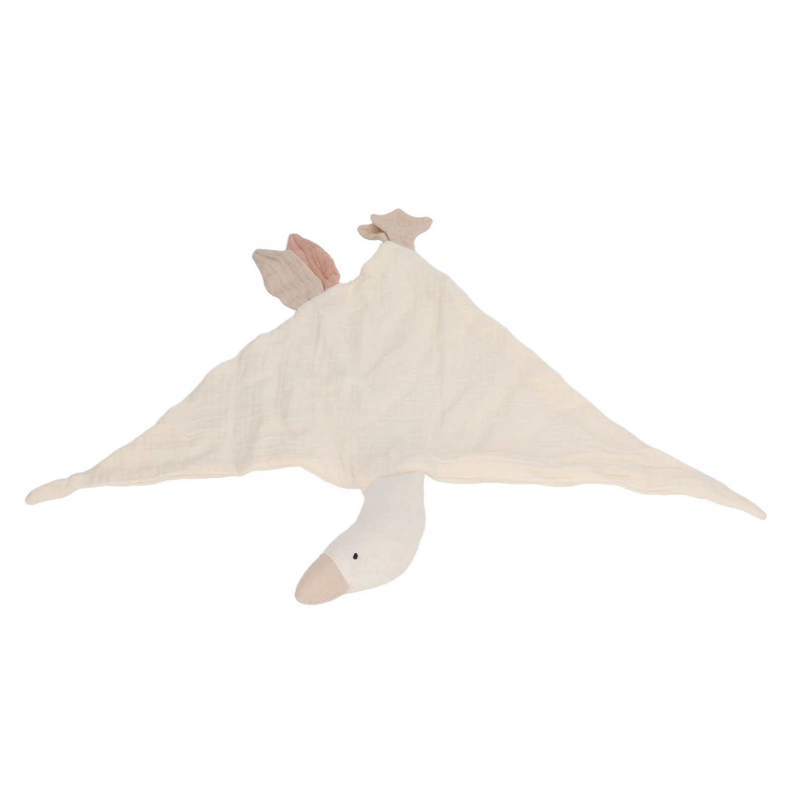 Baby Goose Shaped Security Blanket Soft Cotton Breathable Cute Security Blanket for Newborn Infant
