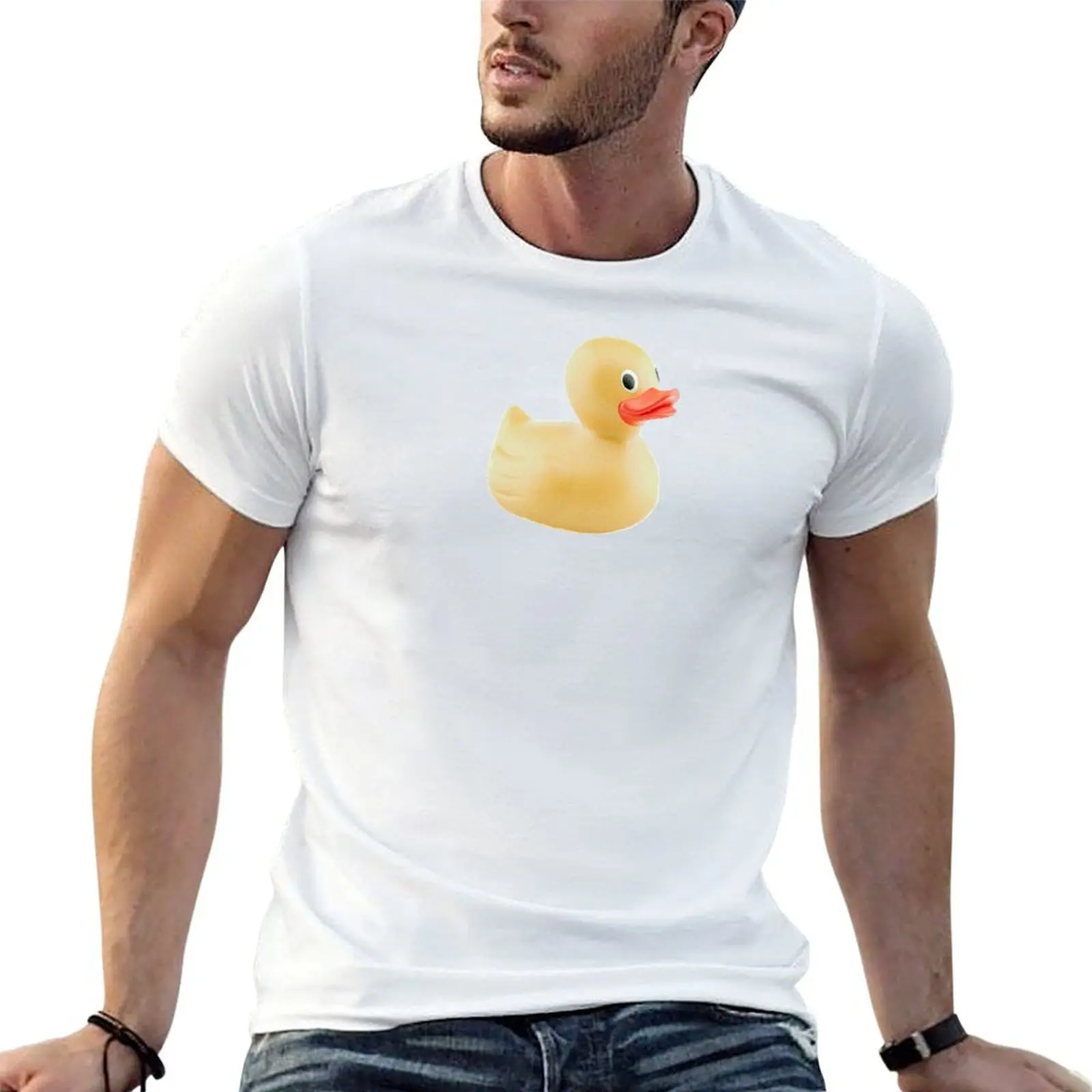 Vintage Rubber Duck inspired by Natalie Portman T-Shirt Luxury man tees workout shirts for men