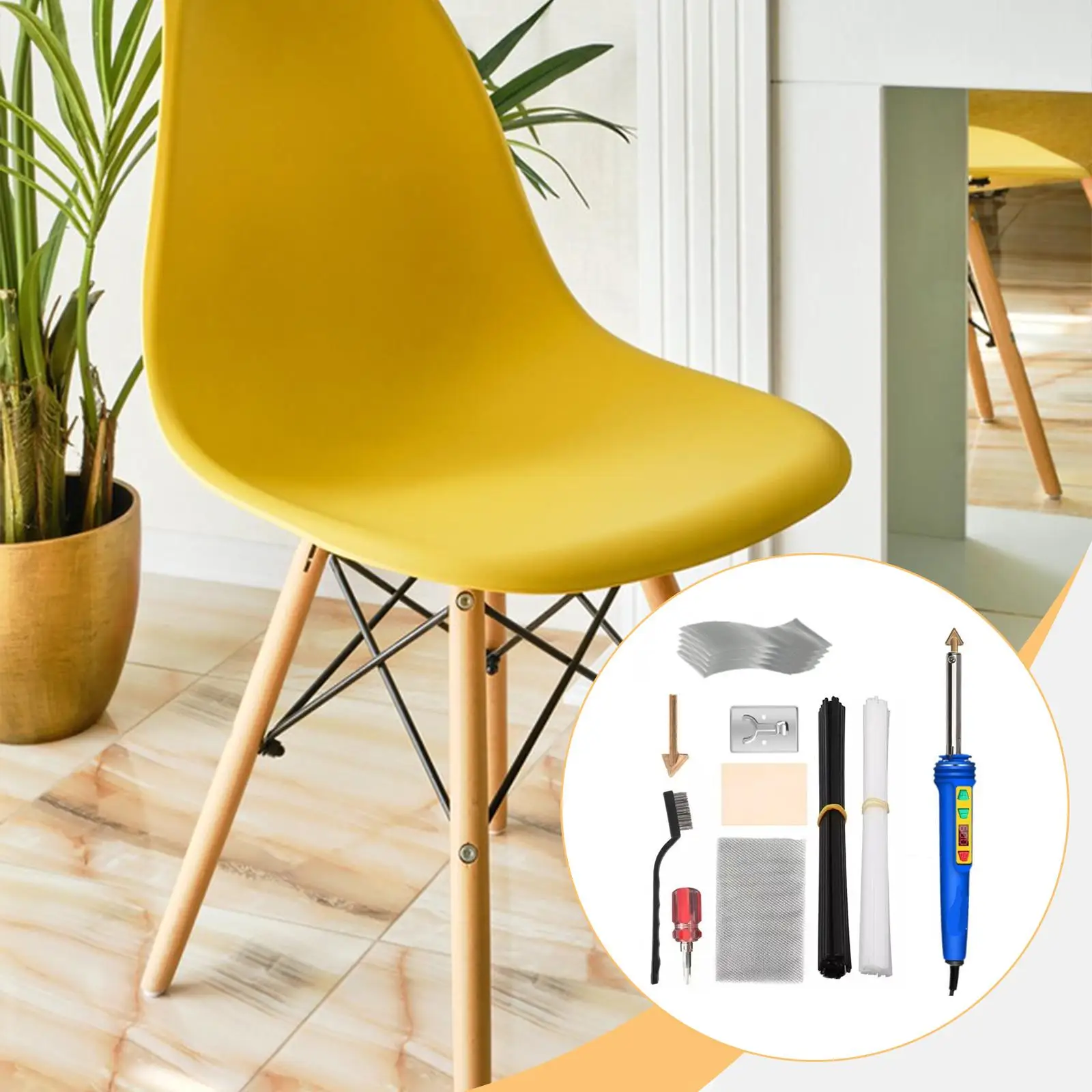 Soldering Iron Kit Electric for Car Bumper Home Appliance Repair Crafts