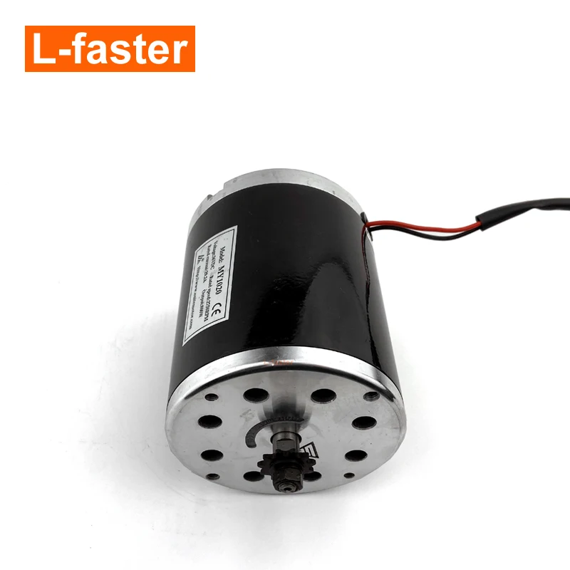 36V48V 800W Electric Karting Motor MY1020 Without Mount Bracket With 25H Star 11 Tooth