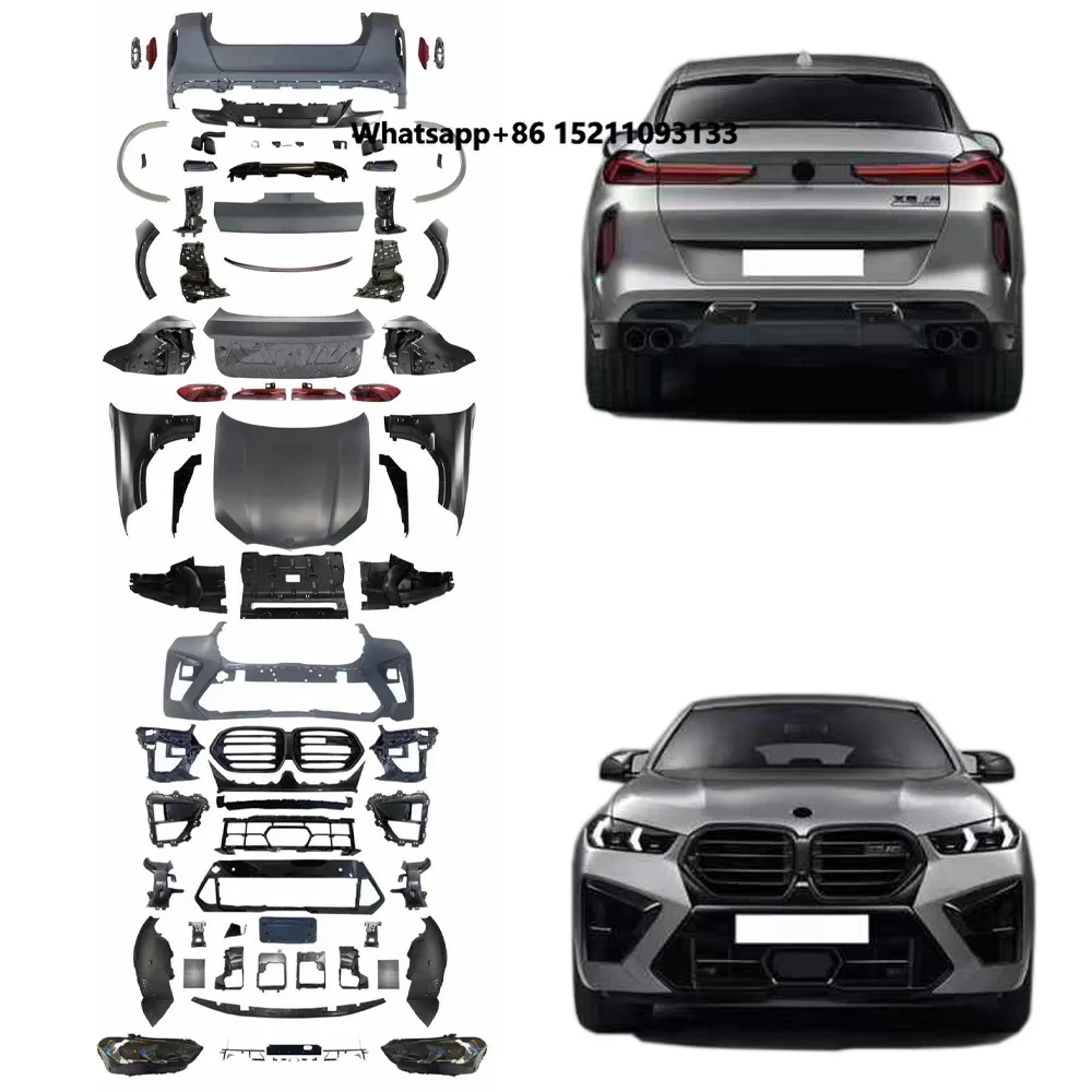 Automobiles Car Parts Auto Full Set Body Kit for 2015-2019 Year X6 F16 Upgrade F96 2024 X6M Bodykit Facelift F16 Old to New Part